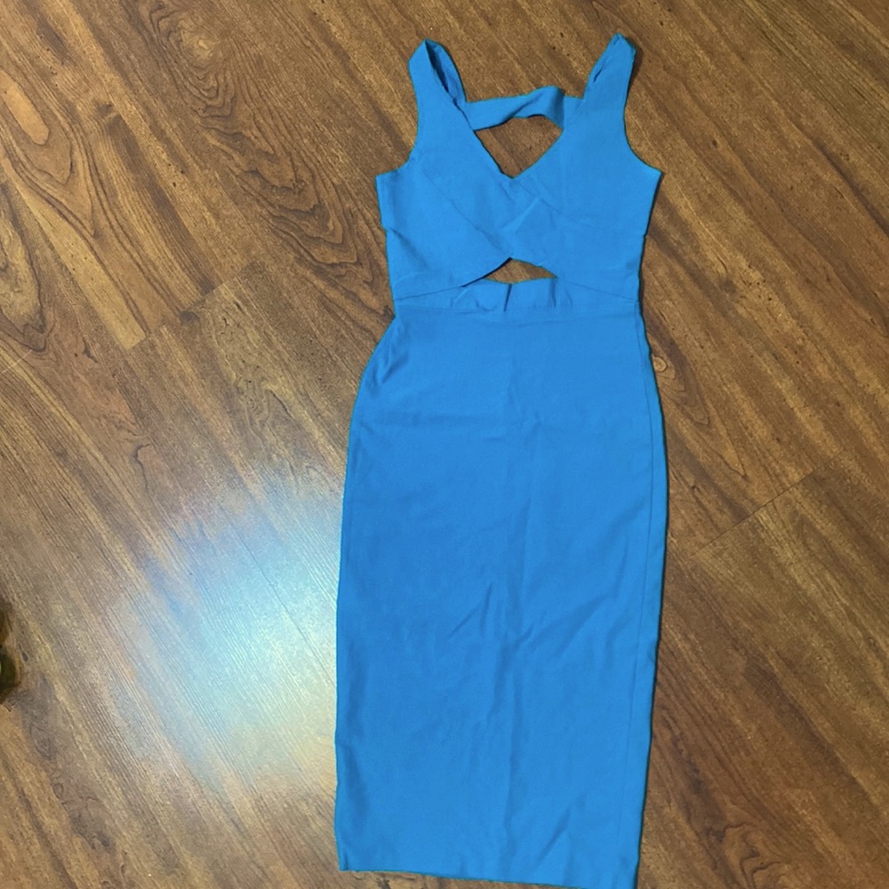 Blue dress